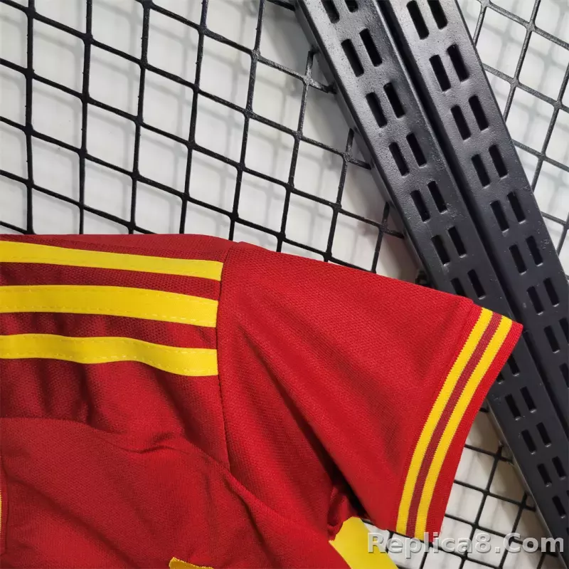 23-24 Roma Home Kids Kit Jersey+Shorts 2023/24 - detail