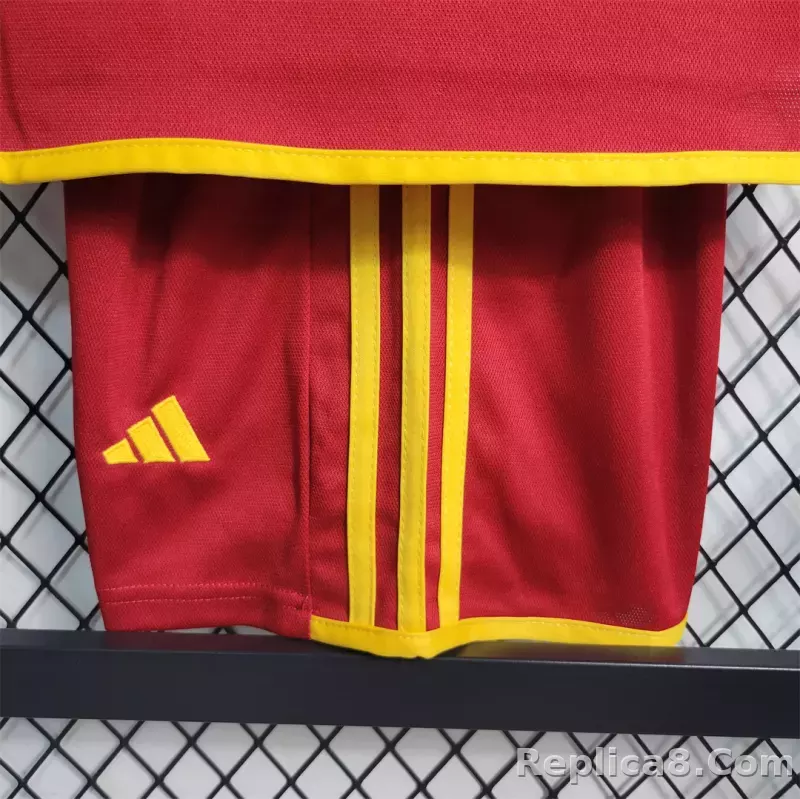 23-24 Roma Home Kids Kit Jersey+Shorts 2023/24 - detail