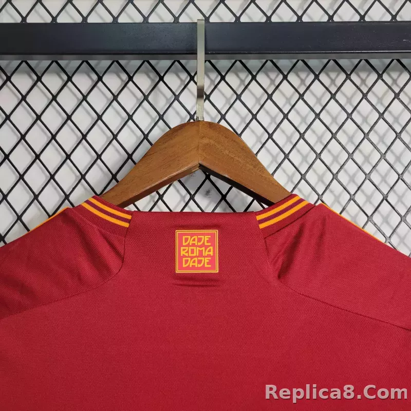 23-24 AS Roma Home Fan Version - detail