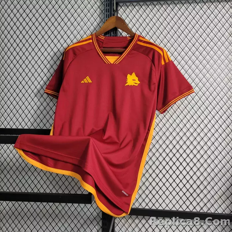 23-24 AS Roma Home Fan Version - detail