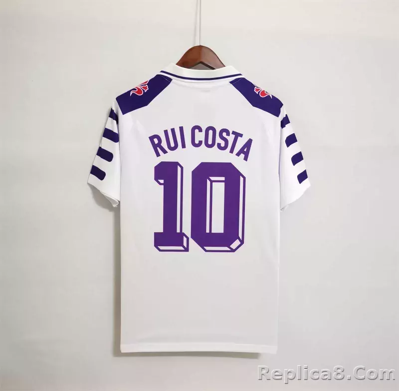 1998-1999 Fiorentina Soccer Away Jersey Retro Version - detail
