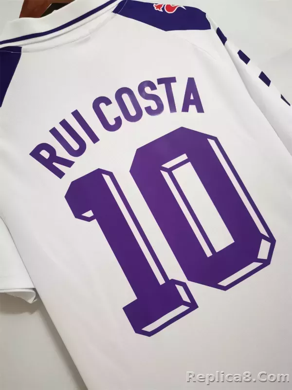 1998-1999 Fiorentina Soccer Away Jersey Retro Version - detail