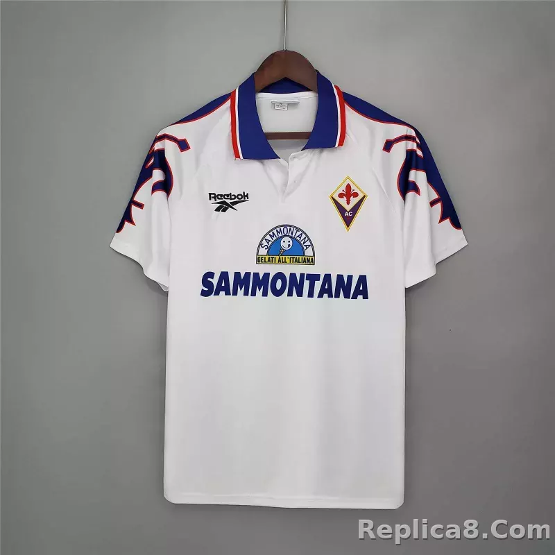 1995-1997 Fiorentina Soccer Away Jersey Retro Version