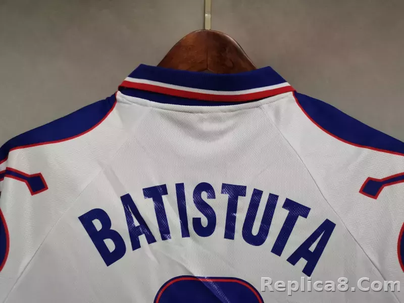 1995-1997 Fiorentina Soccer Away Jersey Retro Version - detail
