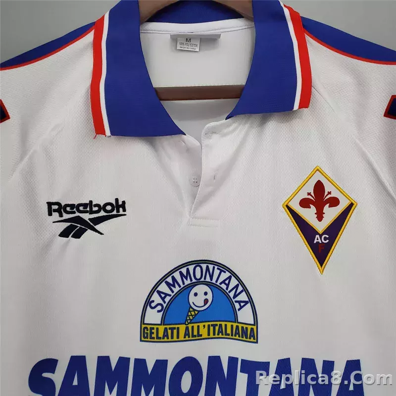 1995-1997 Fiorentina Soccer Away Jersey Retro Version - detail