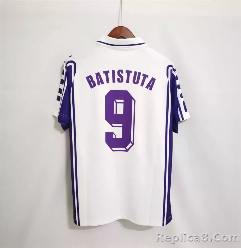 1999-2000 Fiorentina Soccer Away Jersey Retro Version - detail