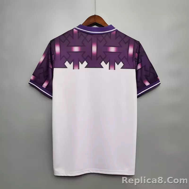 1992-1993 Fiorentina Soccer Away Jersey Retro Version - detail