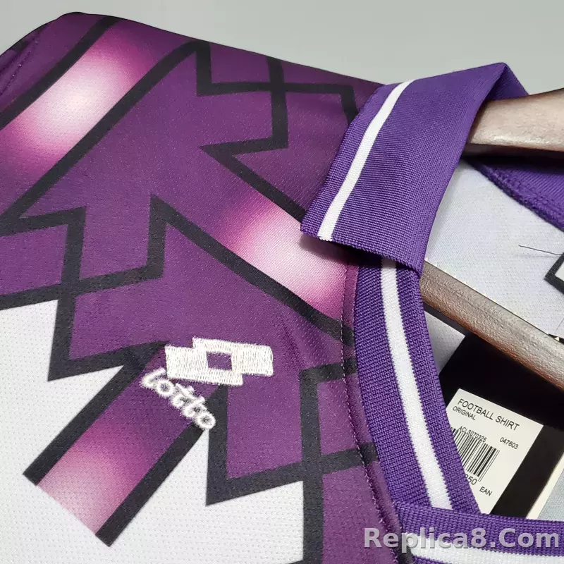1992-1993 Fiorentina Soccer Away Jersey Retro Version - detail