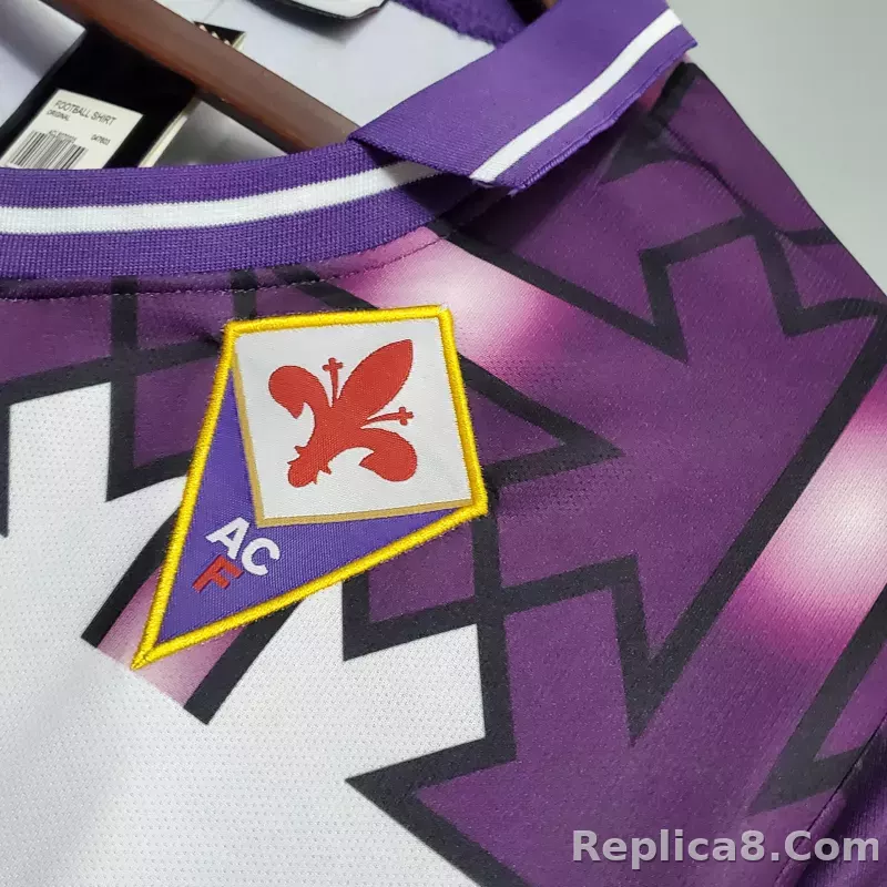 1992-1993 Fiorentina Soccer Away Jersey Retro Version - detail
