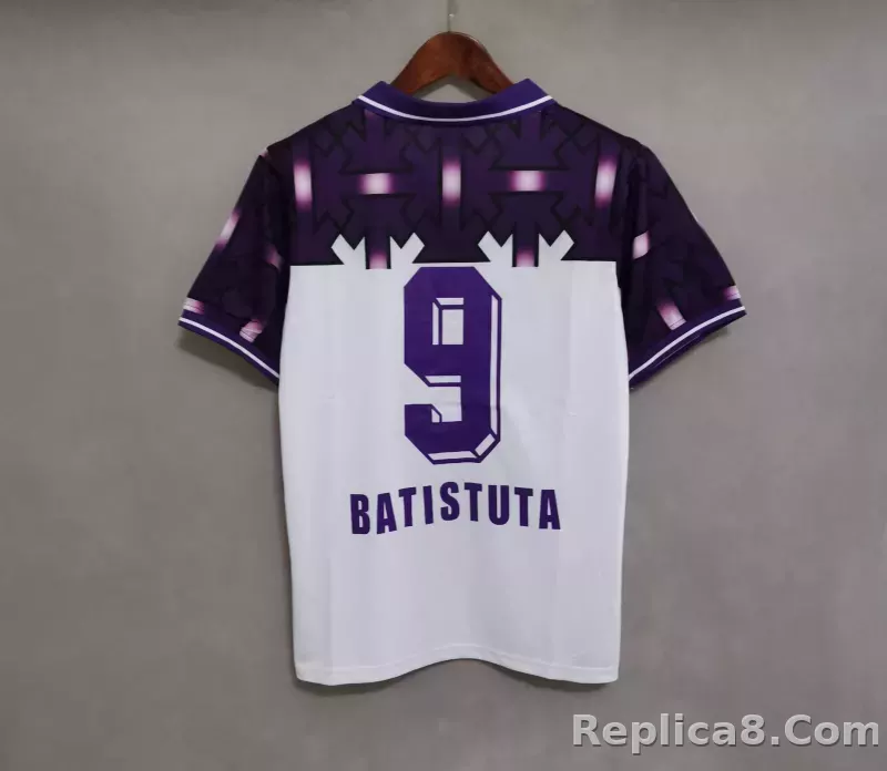 1992-1993 Fiorentina Soccer Away Jersey Retro Version - detail