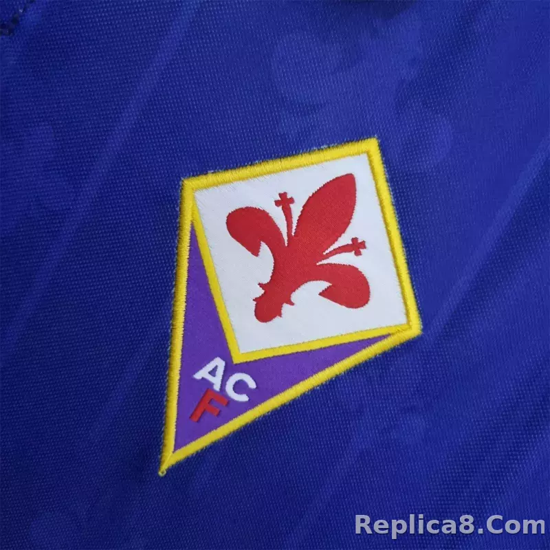 1997-1998 Fiorentina Soccer Home Jersey Retro Version - detail