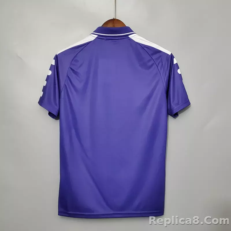 1998-1999 Fiorentina Soccer Home Jersey Retro Version - detail
