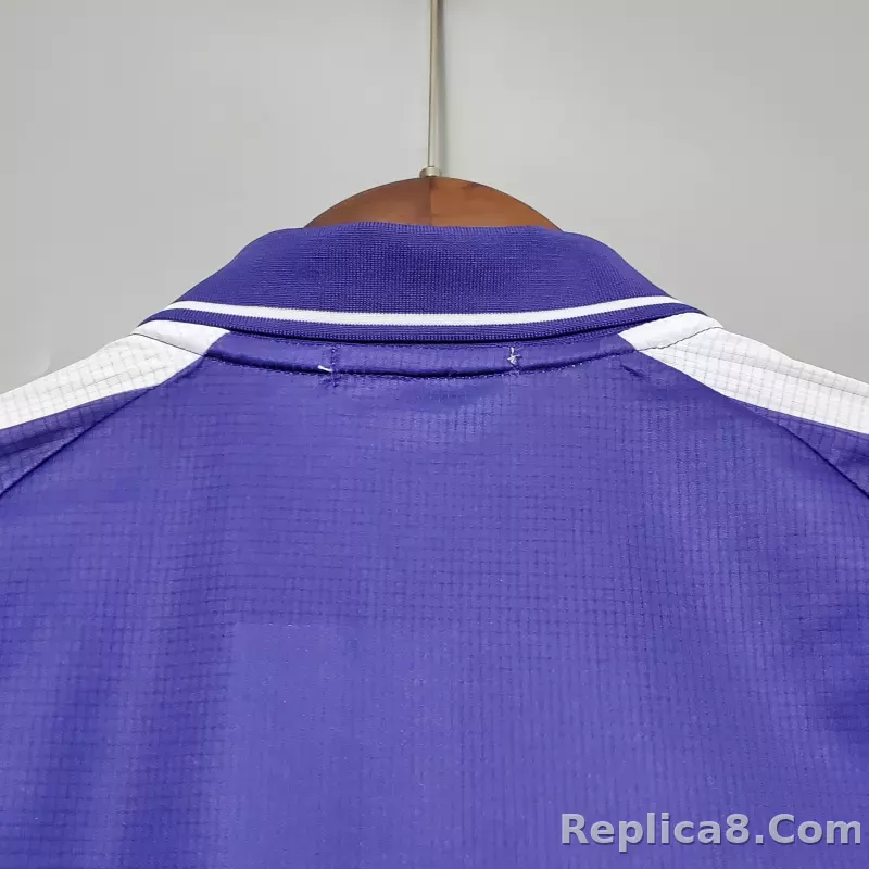 1998-1999 Fiorentina Soccer Home Jersey Retro Version - detail