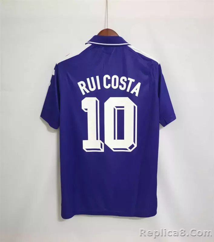 1998-1999 Fiorentina Soccer Home Jersey Retro Version - detail