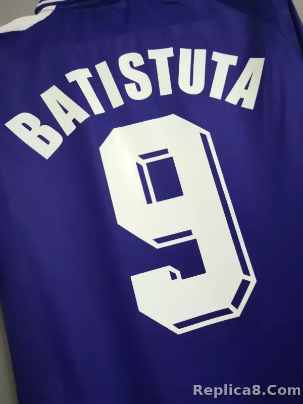 1998-1999 Fiorentina Soccer Home Jersey Retro Version - detail