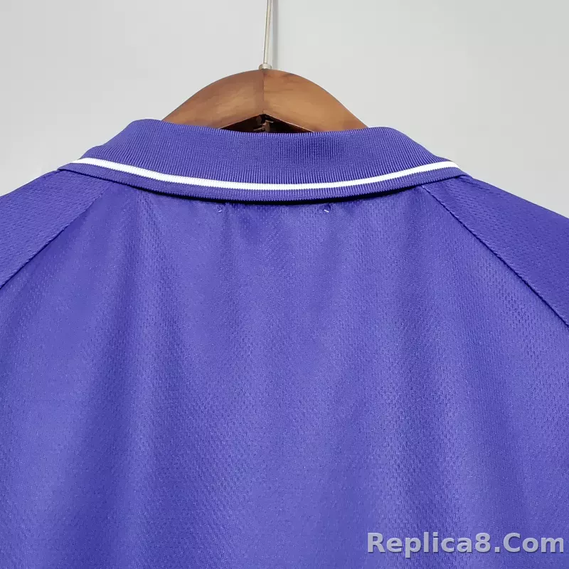 1999-2000 Fiorentina Soccer Home Jersey Retro Version - detail