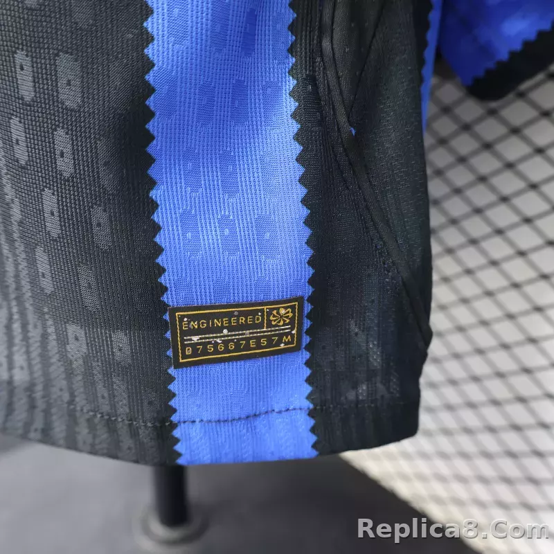 26-27 Inter Milan Home Kit Jersey Player Version Long Sleeve - detail
