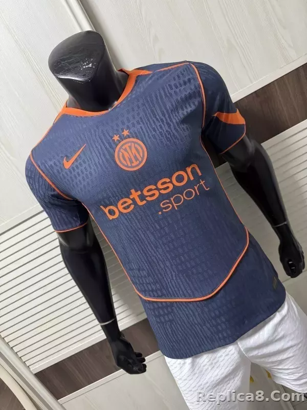 25-26 Inter Milan Third Away Kit Jersey Player Version - detail