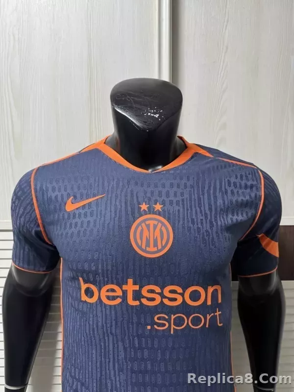 25-26 Inter Milan Third Away Kit Jersey Player Version - detail