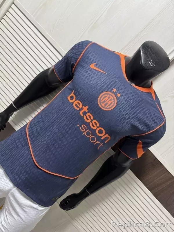 25-26 Inter Milan Third Away Kit Jersey Player Version - detail
