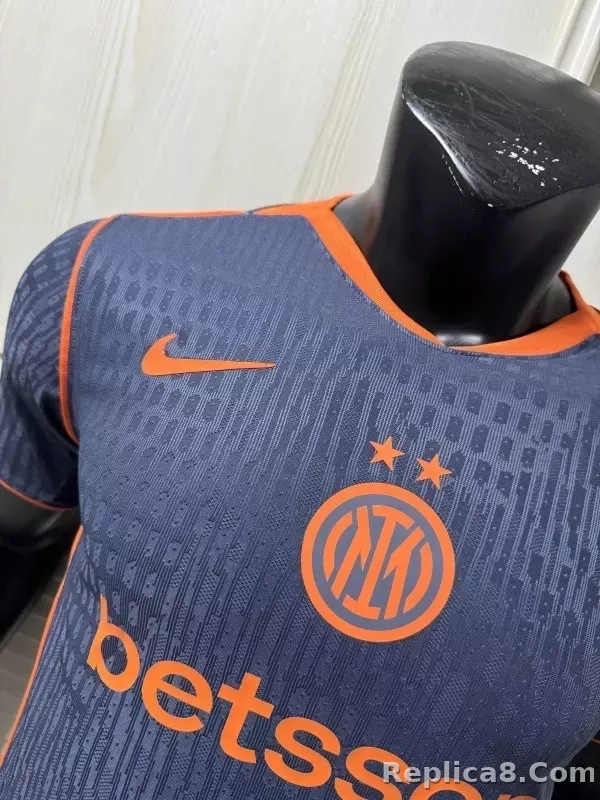 25-26 Inter Milan Third Away Kit Jersey Player Version - detail