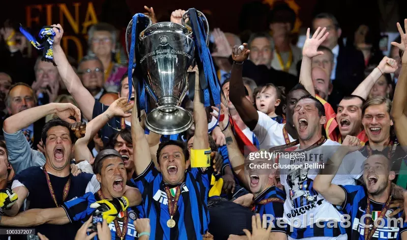 09-10 Inter Milan Retro Jersey Home Player Edition - detail
