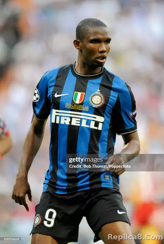 09-10 Inter Milan Retro Jersey Home Player Edition - detail