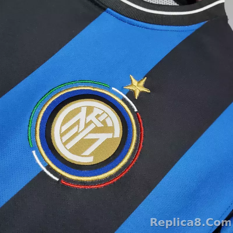 09-10 Inter Milan Retro Jersey Home UCL Finals - detail