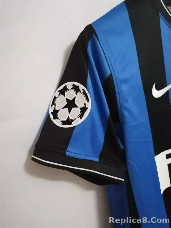 09-10 Inter Milan Retro Jersey Home UCL Finals - detail