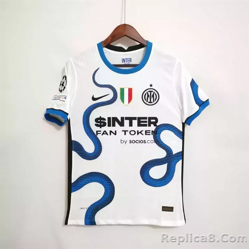 21-22 Inter Milan Away Jersey Retro Version - detail