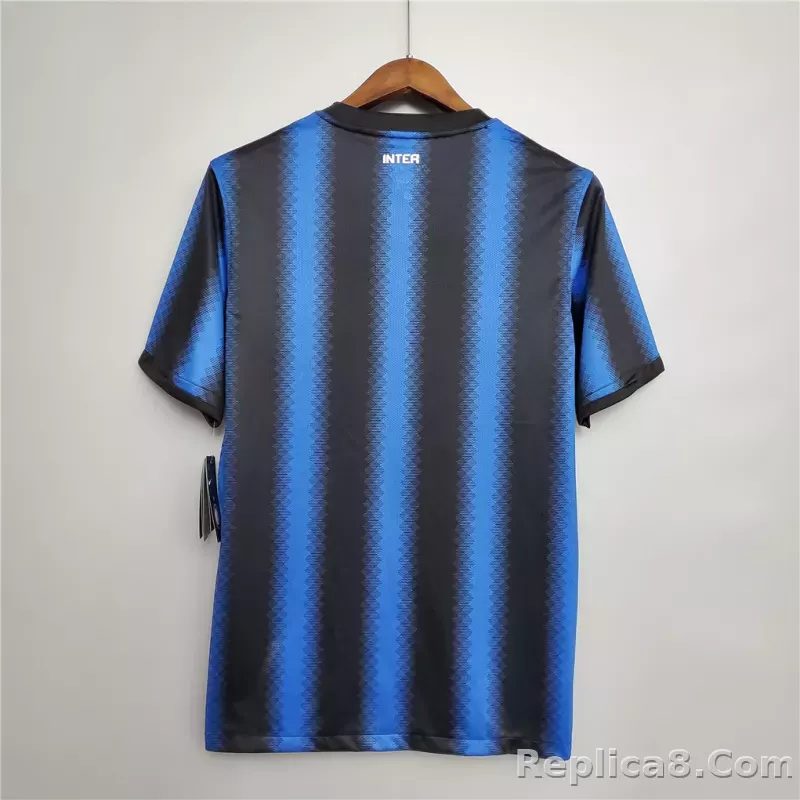 10-11 Inter Milan Retro Jersey Home - detail