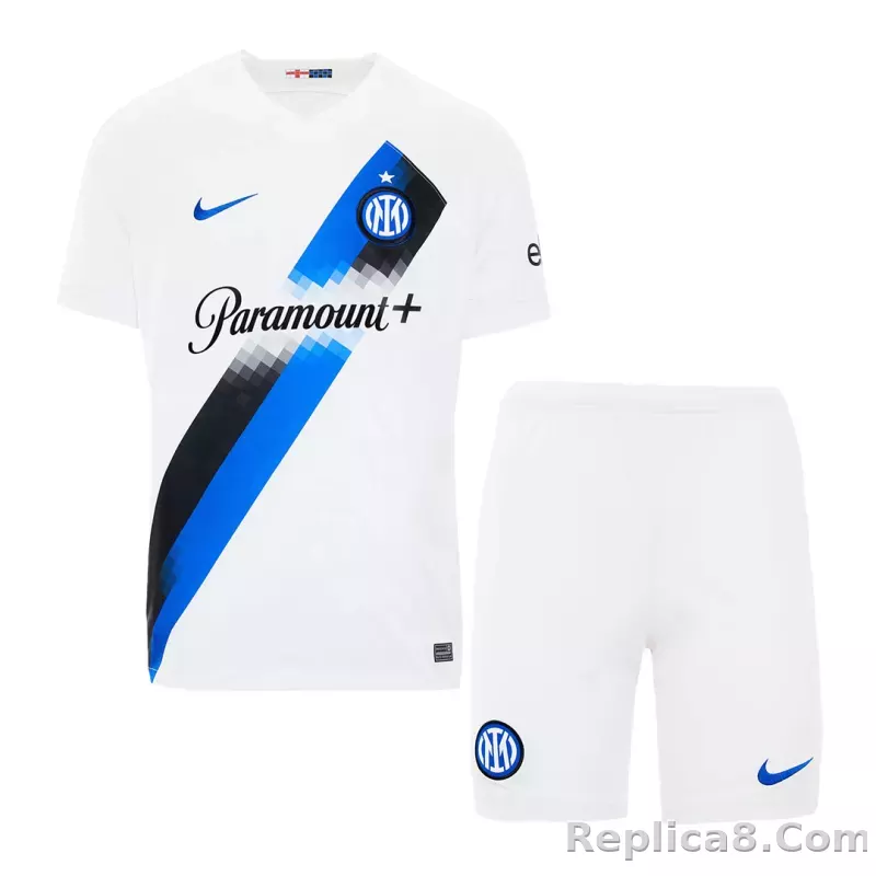 23-24 Inter Milan Away Kids Kit(Jersey+Shorts)