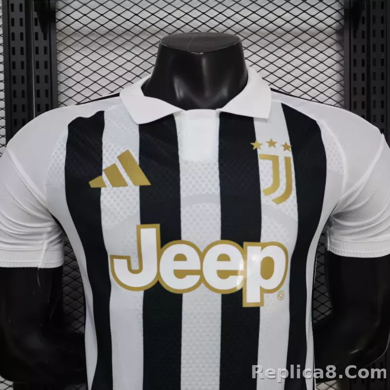 26-27 Juventus Home Soccer Jersey Player Version - detail