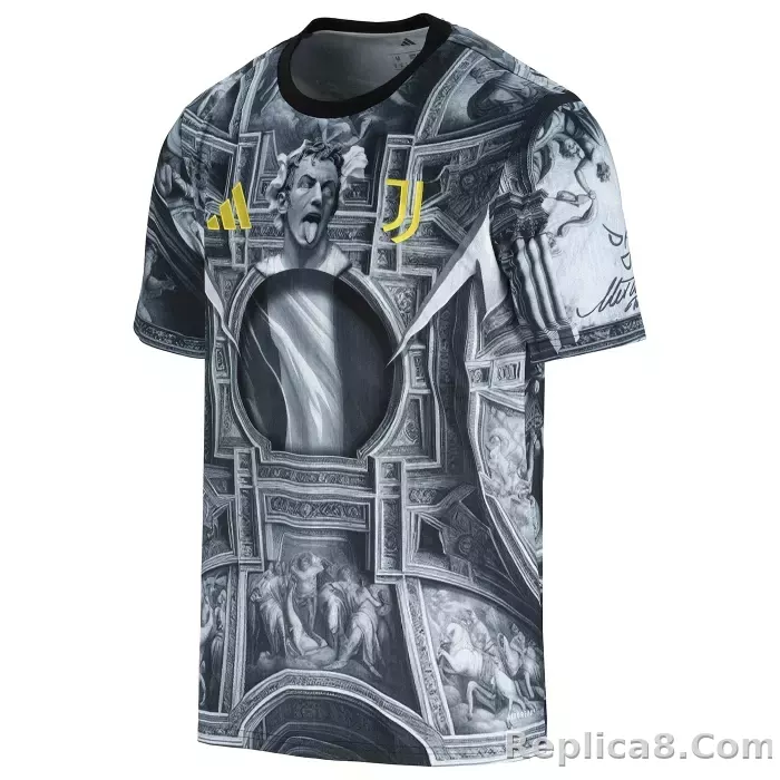 25-26 Juventus ADP Prematch Soccer Jersey - detail