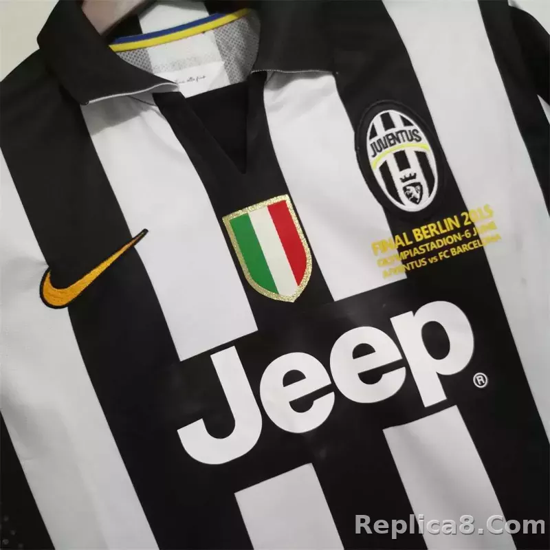 14-15 Juventus Home Retro Soccer Jersey - detail