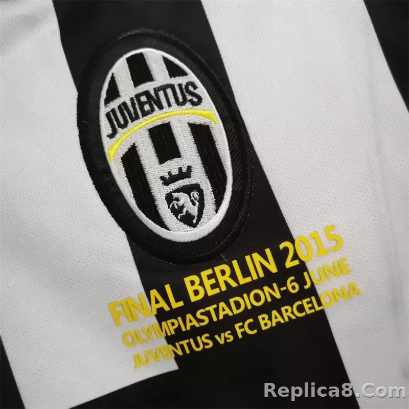 14-15 Juventus Home Retro Soccer Jersey - detail