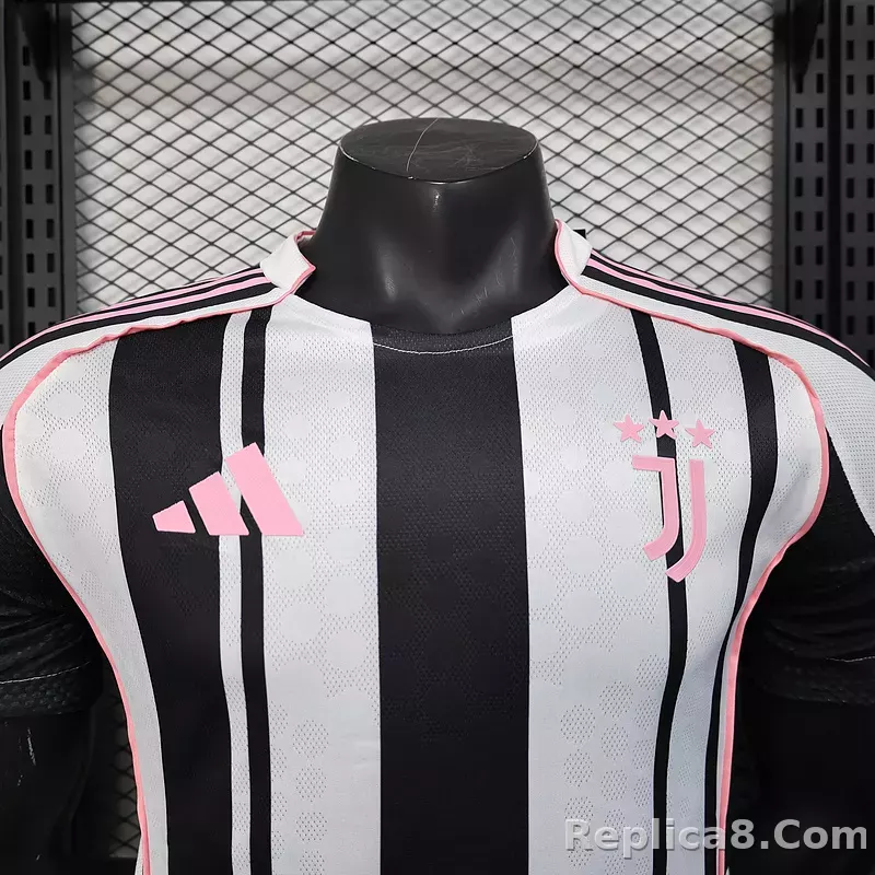 25-26 Juventus Home Soccer Jersey Player Version - detail