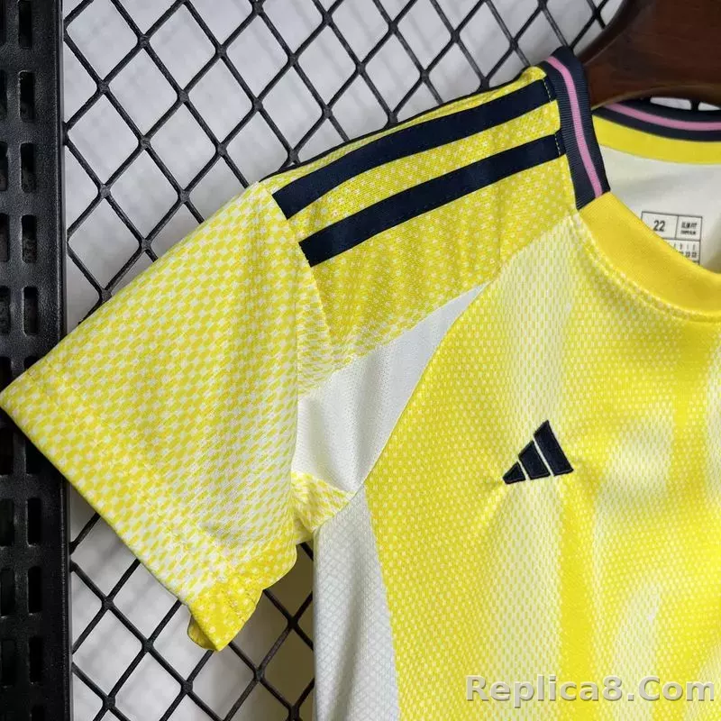 24-25 Juventus Away Soccer Kids Kit Jersey+Shorts - detail