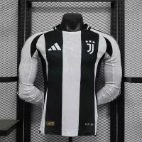24-25 Juventus Home Soccer Jersey Player Version Long Sleeve - view 1
