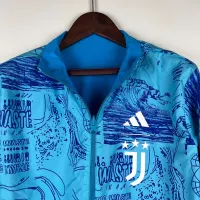 2023-2024 Juventus Reversible Windbreaker Blue Soccer Jersey 1:1 Thai Quality - view 14