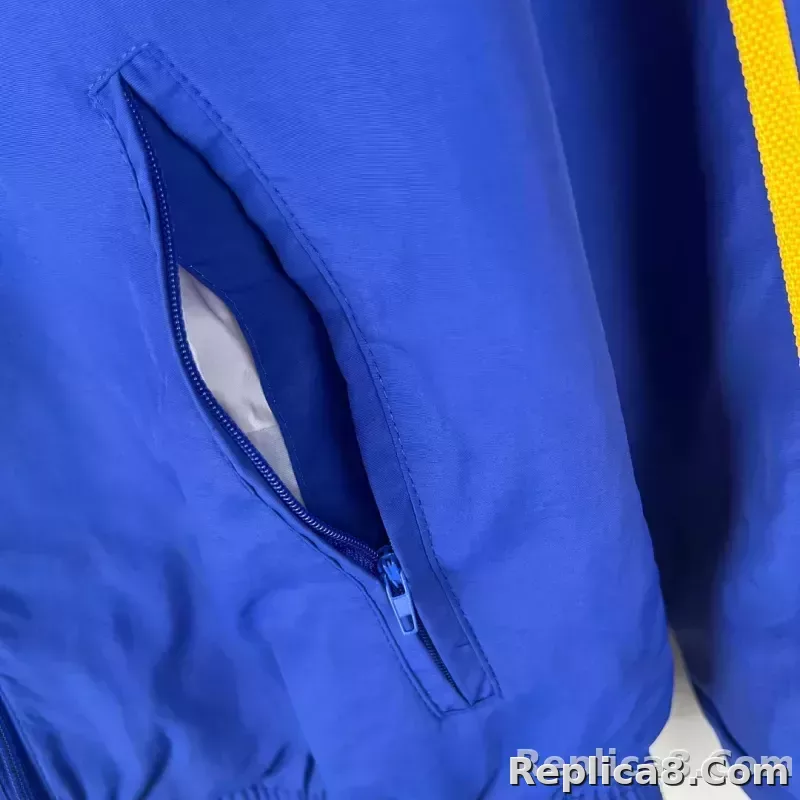 2023-2024 Juventus Reversible Windbreaker（Blue-red）Soccer Jersey 1:1 Thai Quality - detail