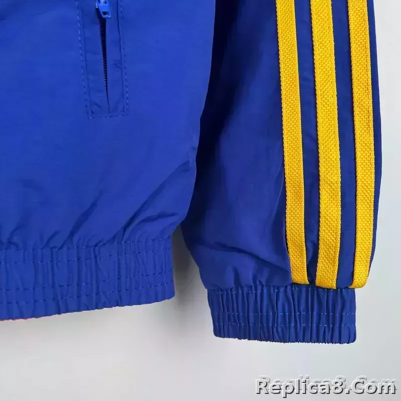 2023-2024 Juventus Reversible Windbreaker（Blue-red）Soccer Jersey 1:1 Thai Quality - detail