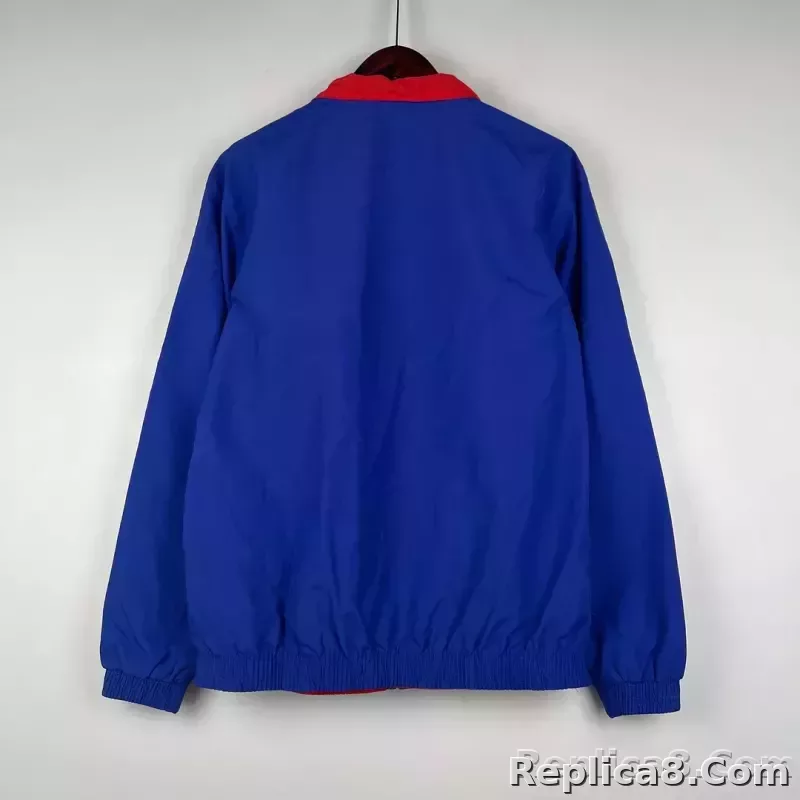 2023-2024 Juventus Reversible Windbreaker（Blue-red）Soccer Jersey 1:1 Thai Quality - detail