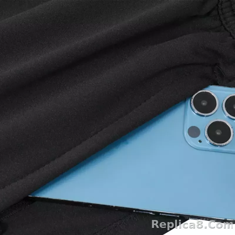 Juventus Zipper Sweatshirt Kit(Top+Pants) Black 2023/24 - detail