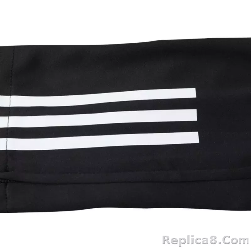 Juventus Zipper Sweatshirt Kit(Top+Pants) Black 2023/24 - detail