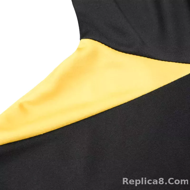 Juventus Zipper Sweatshirt Kit(Top+Pants) Black 2023/24 - detail