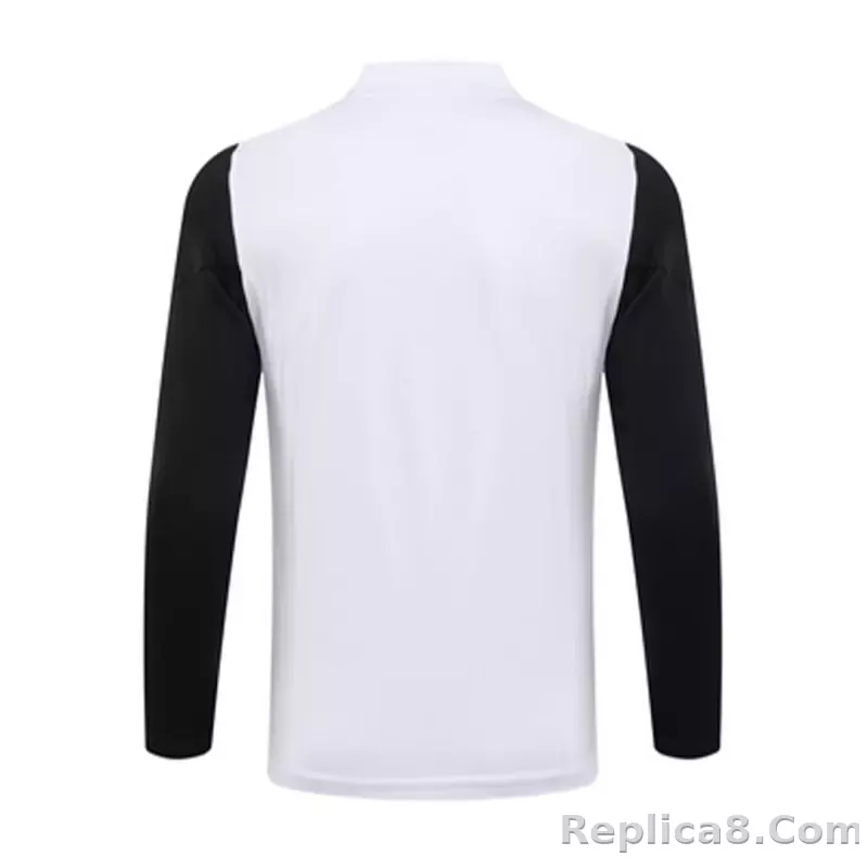 Juventus Zipper Sweatshirt Kit(Top+Pants) White 2023/24 - detail
