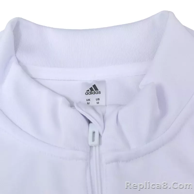 Juventus Zipper Sweatshirt Kit(Top+Pants) White 2023/24 - detail