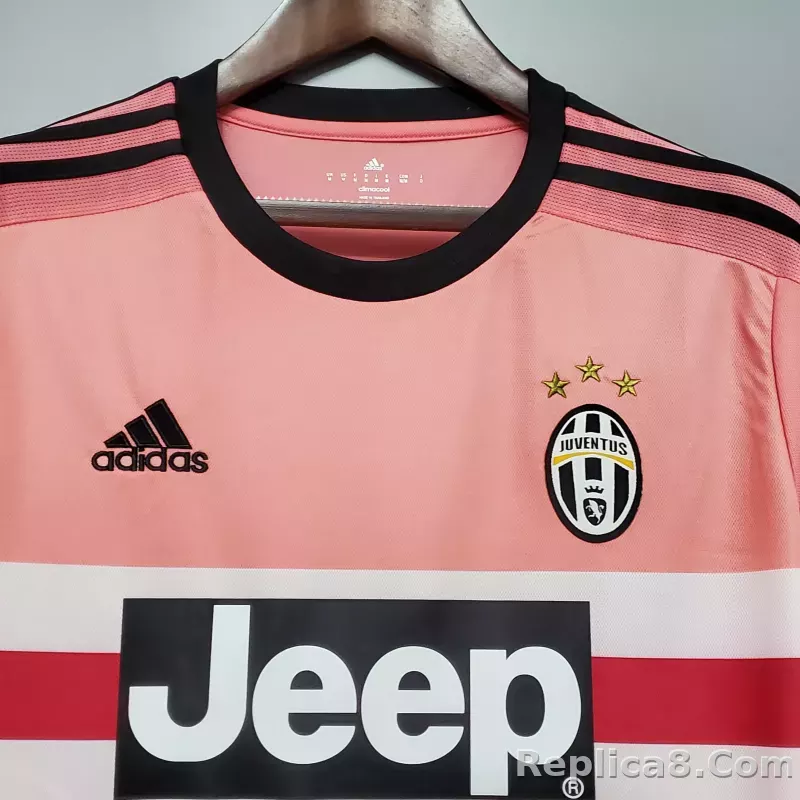 15-16 Juventus Retro Jersey Away - detail