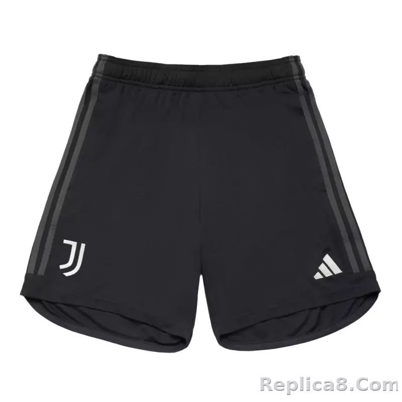 23-24 Juventus Third Away Kids Kits(Jersey+Shorts) - detail